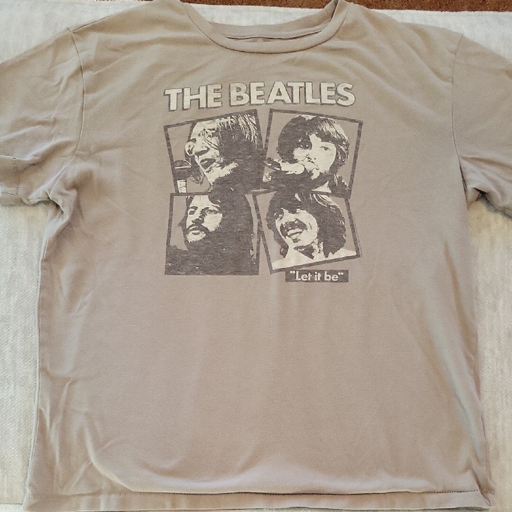 GAP The Beatles Graphic Tee - Gray